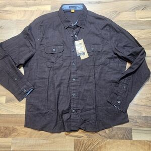 Tailor Vintage Luxe Performance Button Up Shirt Men’s XXL NWT